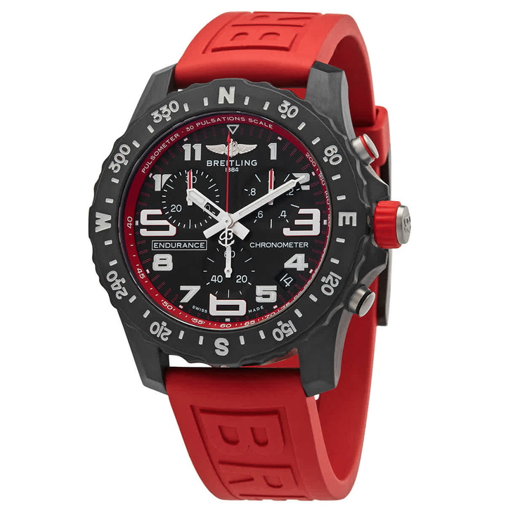 Photo: Breitling Endurance Pro Chronograph Quartz Black Dial Mens Watch X82310D91B1S1