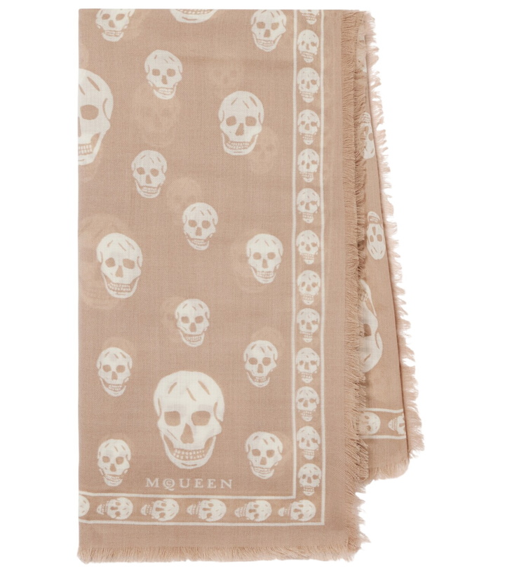Photo: McQueen Skull silk scarf