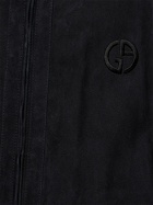 GIORGIO ARMANI Leather Zipped Jacket