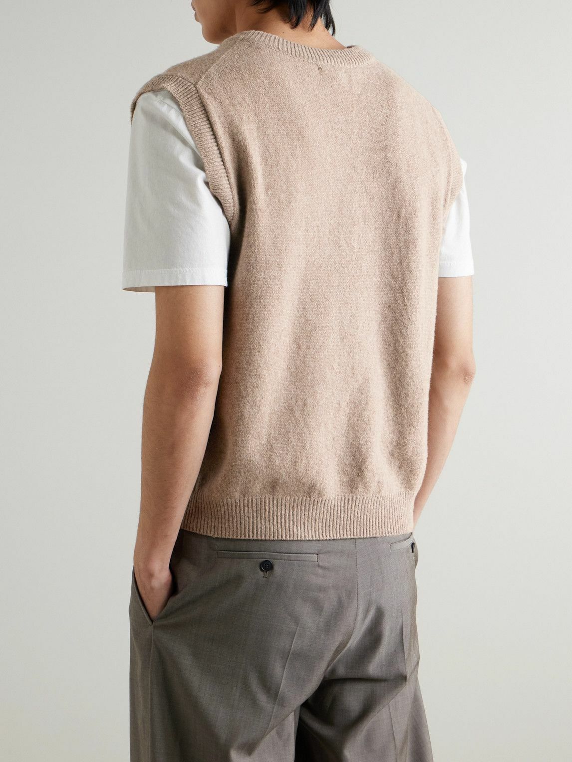 Sunspel - Wool Sweater Vest - Neutrals