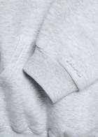 Skims Cotton-blend Hooded Sweatshirt Light Grey