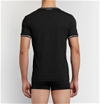 Dolce & Gabbana - Stretch Cotton-Jersey T-Shirt - Black