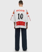 Martine Rose Oversized Football Top Red/White - Mens - Jerseys