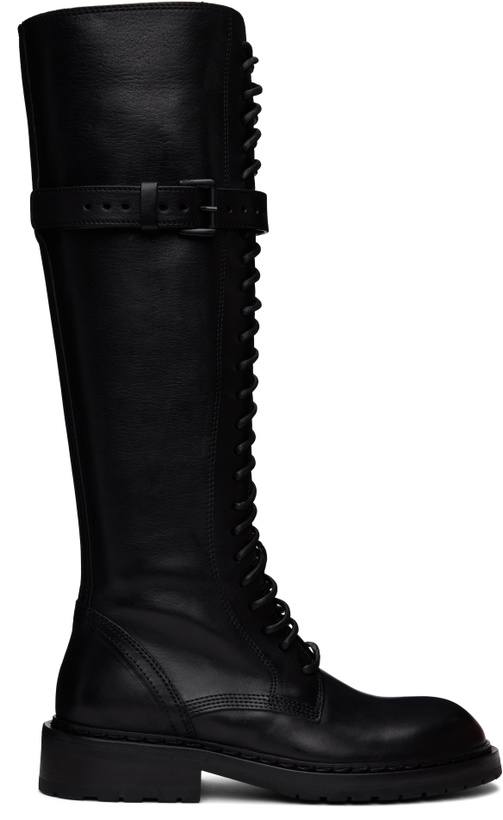 Photo: Ann Demeulemeester Black High Danny Tall Boots