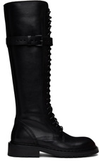 Ann Demeulemeester Black High Danny Tall Boots