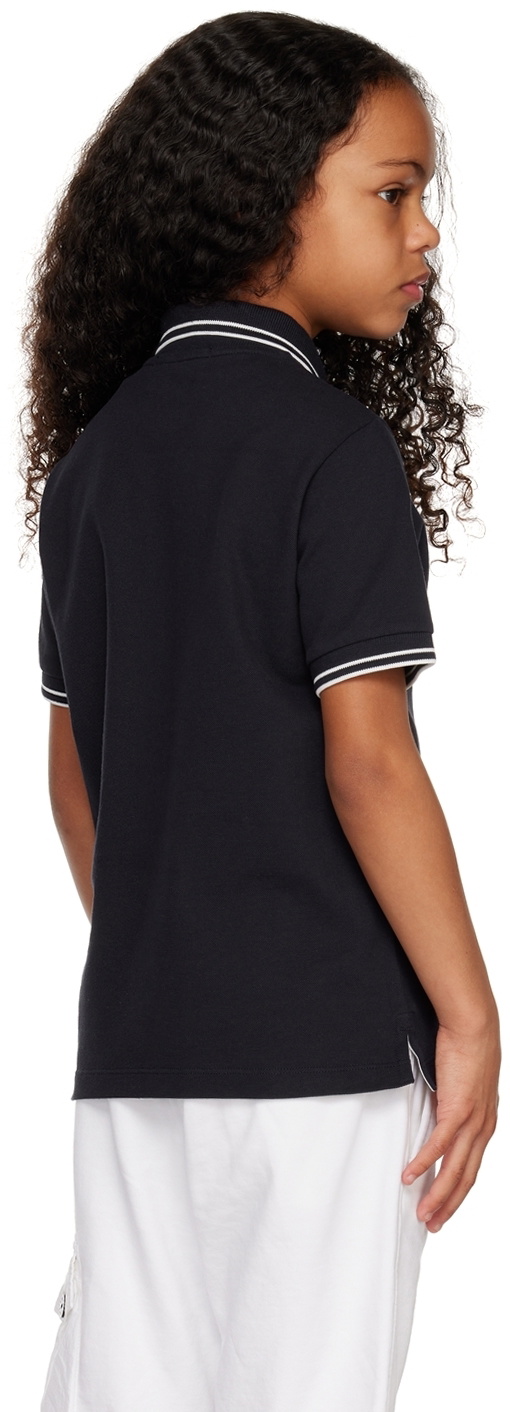 Stone Island Junior Kids Navy Patch Polo