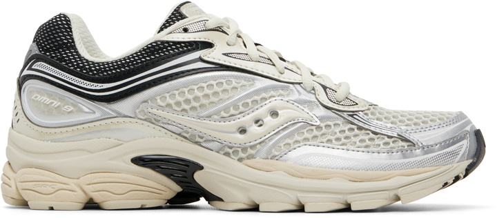 Photo: Saucony Off-White ProGrid Omni 9 Sneakers