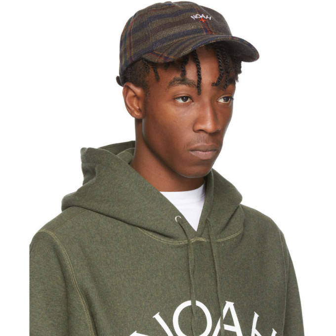 Noah NYC Multicolor Plaid Six Panel Cap