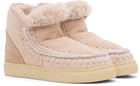 Mou Pink Suede Boots