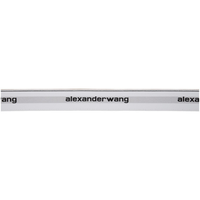 alexanderwang エラスティックロゴ alexanderwang アレキサンダーワング リブジャージー ロゴ エラ