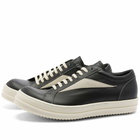 Rick Owens Men's Low Sneakers in Black/Milk