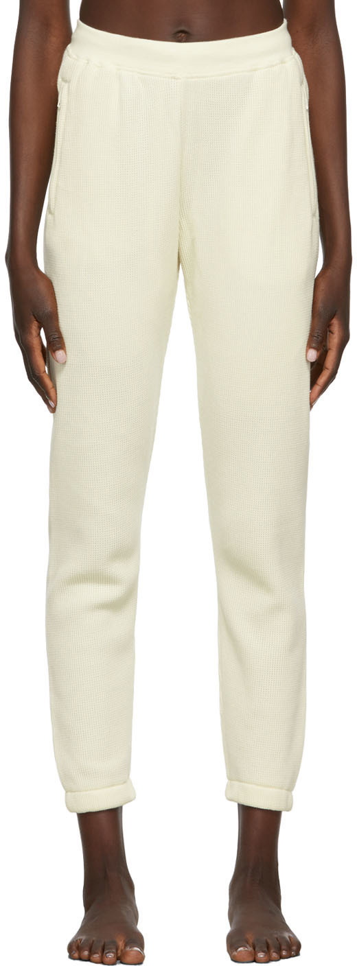 SKIMS Off-White Waffle Jogger Lounge Pants SKIMS