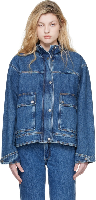Photo: rag & bone Blue Sophia Denim Jacket