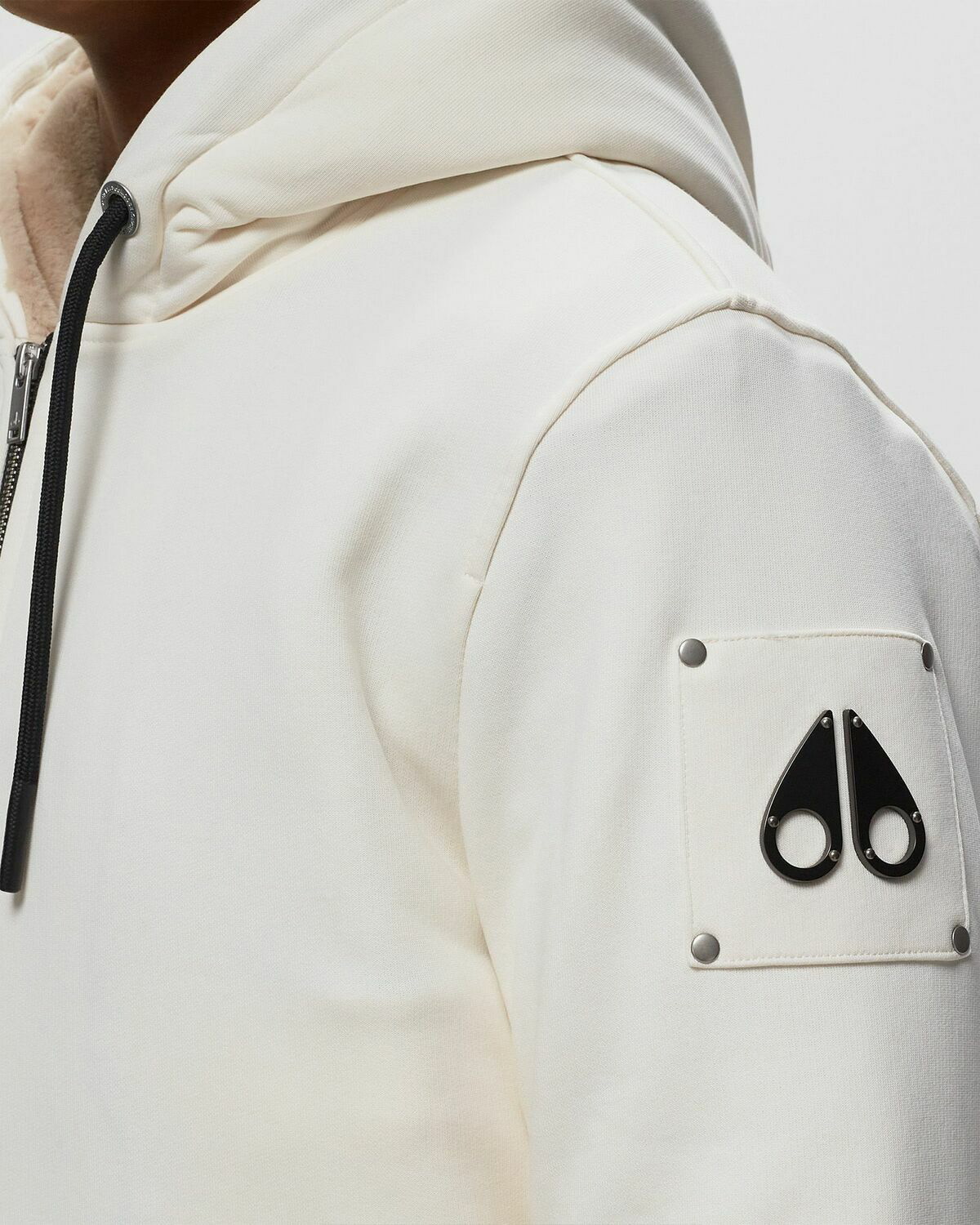 ★関税込★MOOSE KNUCKLES★CLASSIC BUNNY 3 ZIPUP HOODIE★ Moose Knuckles Classic Bunny 3 Beige Hoodies/Zippers Moose