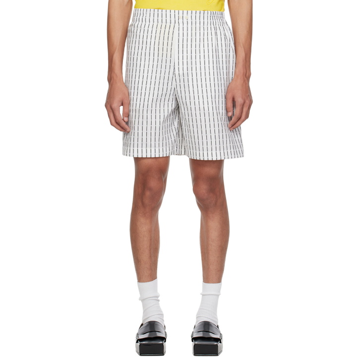 Photo: JACQUEMUS White 'The Caleçon boxer' Shorts