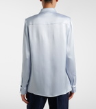 Gabriela Hearst Cruz silk satin shirt