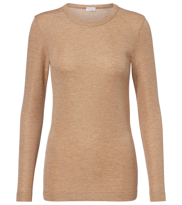 Photo: Brunello Cucinelli Monili wool-blend sweater