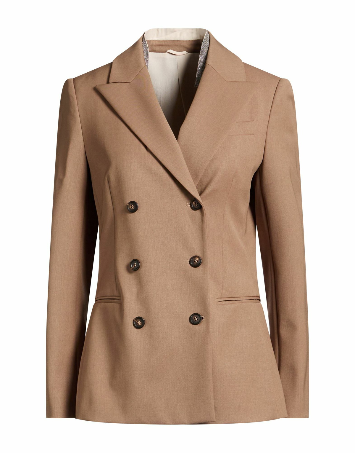 Brunello Cucinelli Womens Blazer Camel