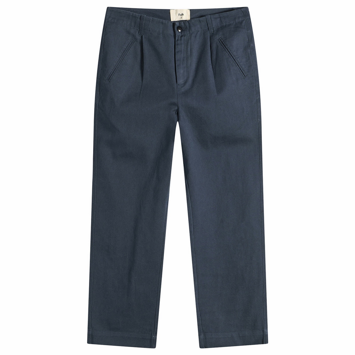 Folk Men's Assembly Pant in Navy Twill