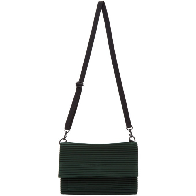 Photo: Homme Plisse Issey Miyake Green Pleated Flat Bag