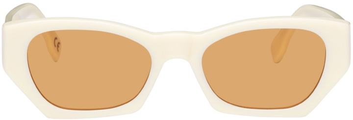 Photo: RETROSUPERFUTURE White Amata Sunglasses