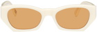 RETROSUPERFUTURE White Amata Sunglasses