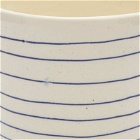 The Conran Shop Horizontal Strip Mug in Blue/White 