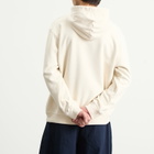 Stone Island Men's Marina Garment Dyed Logo Hoodie in Ivory