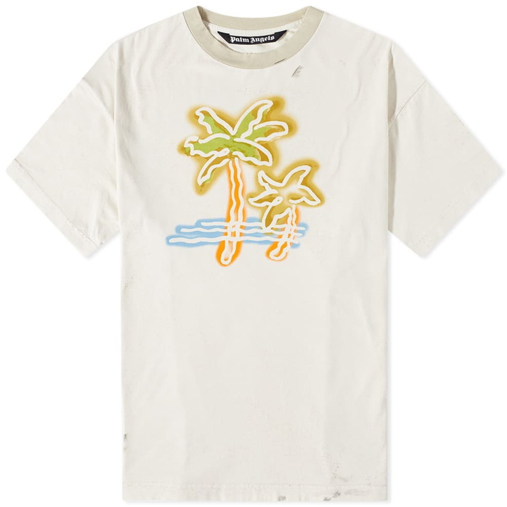 Photo: Palm Angels Men's Neon Palm T-Shirt in Multi