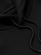 MCQ - Logo-Print Cotton-Jersey Hoodie - Black