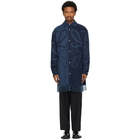 Loewe Blue Anagram Blanket Shirt