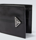 Prada Logo leather wallet
