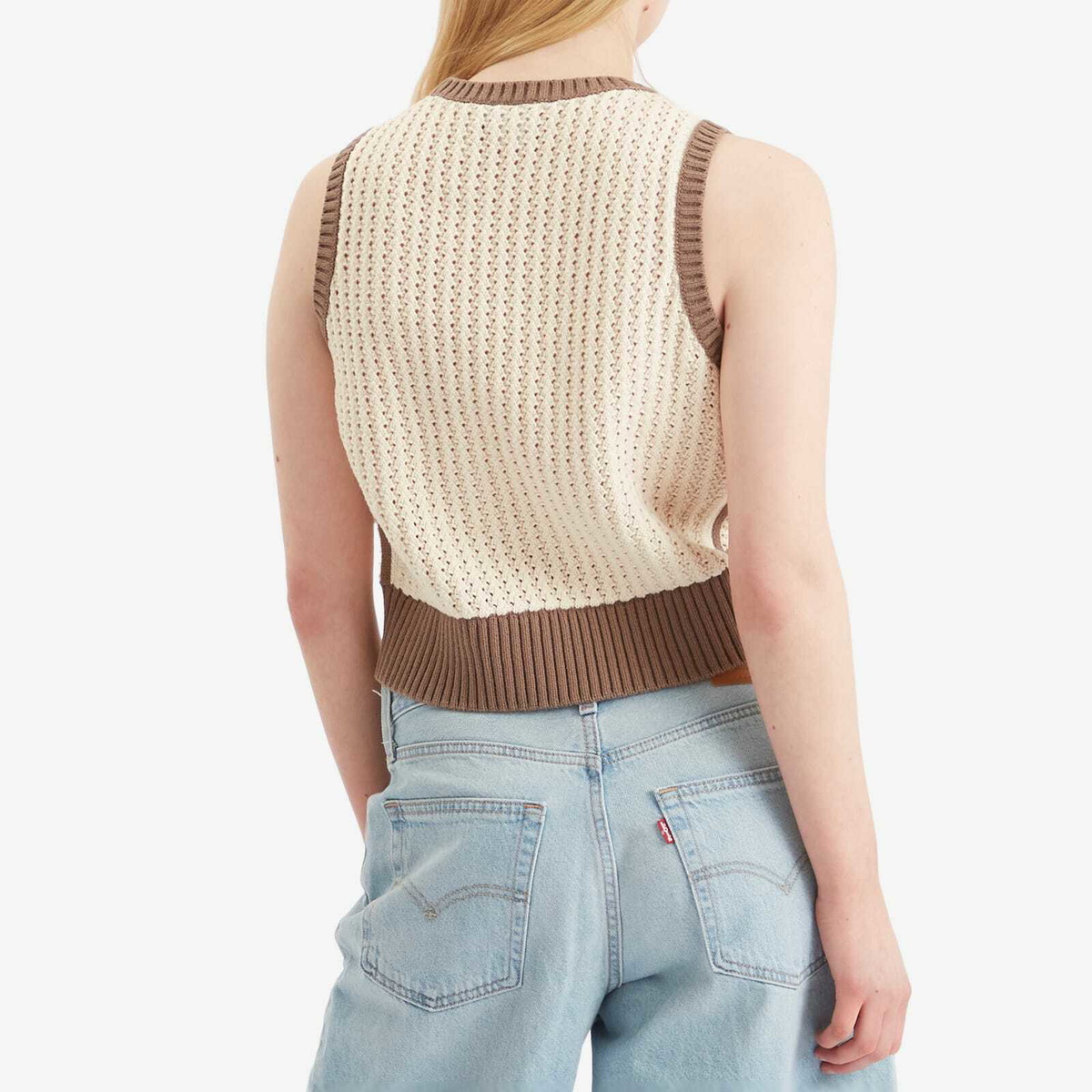 Adidas Women's Knitted Vest in Wonder White