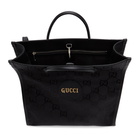 Gucci Black Off The Grid Long GG Eco Tote