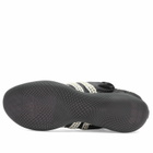 Adidas x Wales Bonner Karintha Lo Satin Sneaker in Core Black/Dark Brown/Cream White