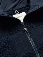 Kestin - Newhaven Patchwork Fleece Jacket - Blue