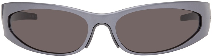 Photo: Balenciaga Gray Wraparound Sunglasses