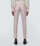 Tom Ford Atticus ll wool and silk suit pants