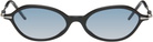 BONNIE CLYDE Black & Silver Nisa Sunglasses