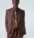 Dolce&Gabbana Animal-printed silk twill tie