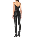 Saint Laurent - Leather skinny pants