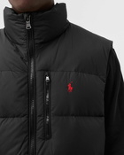 Polo Ralph Lauren Water Repellent Down Gilet Black - Mens - Vests