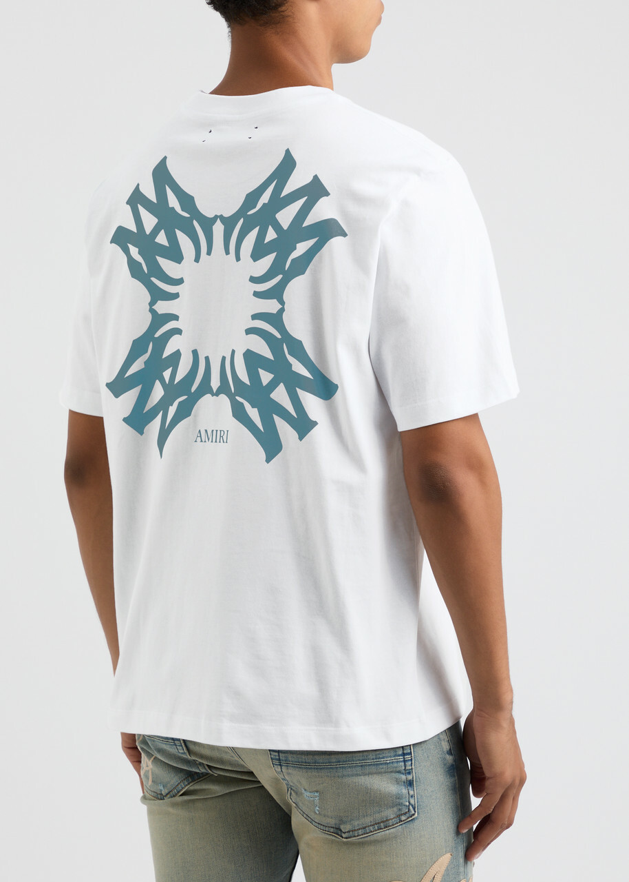 【関税込み】AMIRI ホワイト MA Quad XO Tシャツ amiri-WHITE-Ma-Quad-Xo-T-Shirt