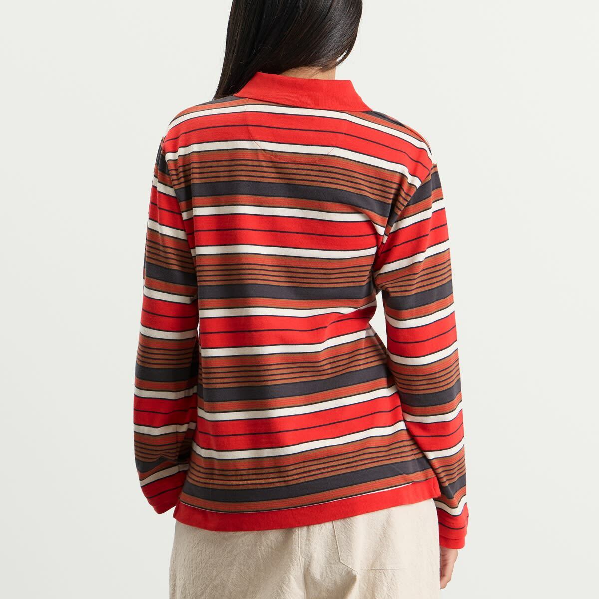 Damson Madder Women's Noah Cinch Rugby Top in Red