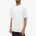 Stampd Men's Double Layer T-Shirt in White