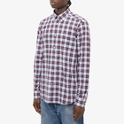 Barbour Men's Foxlow Tailored Shirt in Chilli Red Highland Check