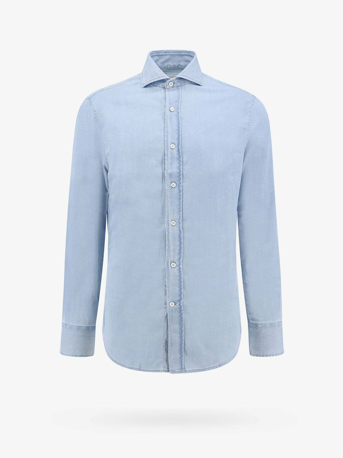 Brunello Cucinelli Shirt Blue Mens