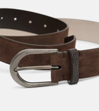 Brunello Cucinelli Suede belt