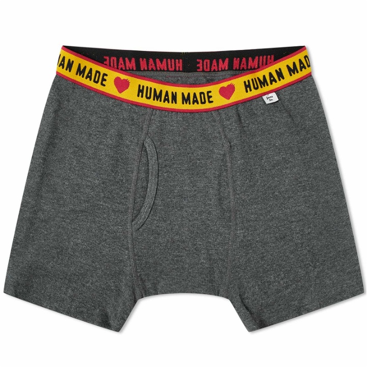 Photo: Human Made Men's HM Boxer Brief in Charcoal