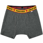 Human Made Men's HM Boxer Brief in Charcoal